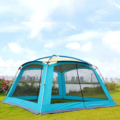 방수 210D 야외 스포츠 텐트 360*360*220cm 자동 팝업 텐트 가족