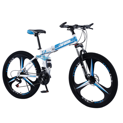 폴드형인 도로에서 떨어져 있는 남성들의 여성의 알루미늄 산악 자전거 MTB